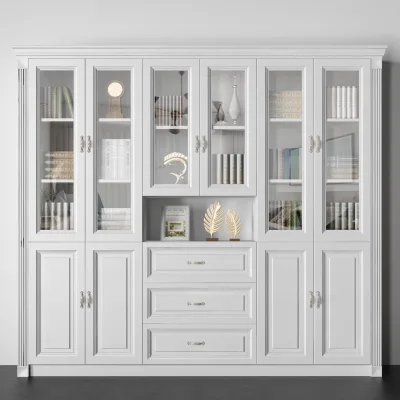 Customizable Modern Luxury Wood Bedroom Furniture Home Apartment Hotel School Warehouse Bookcase Bookshelf Storage Solutions