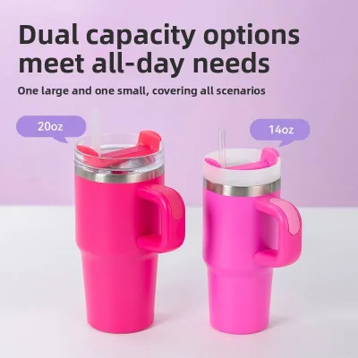 Jukaiwtec Stainless Steel Eco-friendly Simplicity Design Water Bottle Vacuum Insulation (6-12 Hours Heat Preservation) 1.4L/2.0L