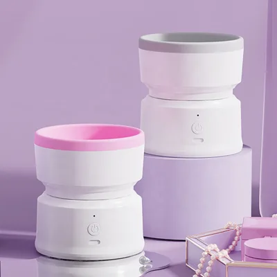 Portable Mini Electric Makeup Brush Cleaner Machine New Arrival USB Operated On-the-Go Cleaning for Home Use