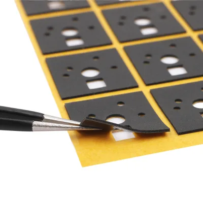 Self Adhesive Black PU Foam Mat Non-Slip Furniture Protection with Sound Insulation Eco Friendly Die Cut Factory Foot Mat