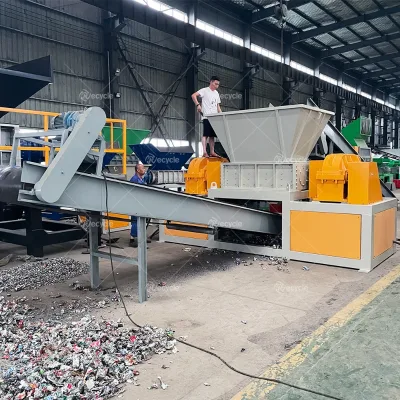 Metal Steel Scrap Shredder,Scrap Metal and Iron Shredding Machine,Two Shaft Shredder Machine