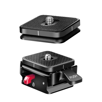 Manbily Quick Setup Kit With 1/4"or 3/8"Screw Camera Tripod Mount Ball Head Adapter Claw Quick Release Plate for Camera