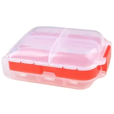 Mini 8 Compartments 3 Layers Pill Box Travel Pill case Cartridge Packing