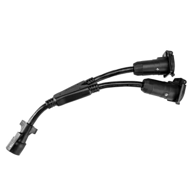Hot Selling  Female End US Plug Standard New Type 7 Way Trailer Y Adapter RV Adapter Power Cords & Extension Cords
