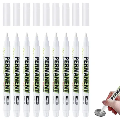 Promotional Office Stationery Multipurpose Art Paint Marker Pen Waterproof Permanent White Paint Pen for Car