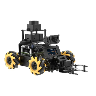 Chipboard Hiwonder ClawPi ROS2 AI Robot Car Raspberry Pi 5 Smart Car Clawpi Navigation Transport Robotic Arm AI Vision ROS Robot