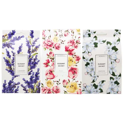 Elegant Home Fragrance Sachets Lavender Long-lasting Scented Aromatherapy Bags air Fresheners Envelope Closet Drawer Deodorizers