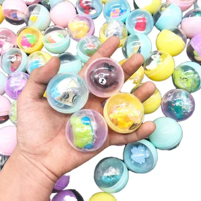 Wholesale Promotional Plastic Capsule Toys 45mm Plastic Toy Empty Capsule With Toy for Vending Machine