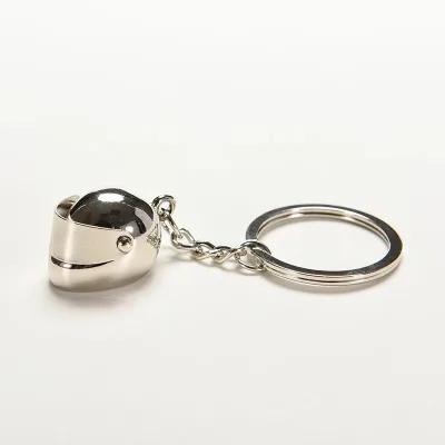 Fashion Creative Motorcycle Bicycle Keyring Key Holder 3D Helmet Keychain