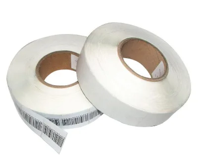 Electronic Article Surveillance 4*4 cm Square Eas 8.2mhz Soft Label with Barcode