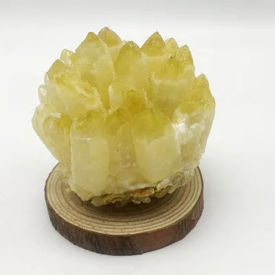 Wholesale Crystal Crafts Fengshui Amethyst Phantom Cluster for Home Decoration Colorful Citrine Cluster Clear Crystal Cluster
