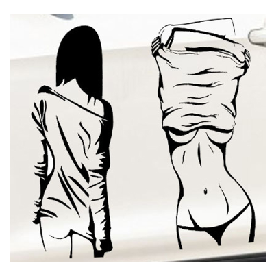 Funny Car Sticker Design Die Cut Transfer Car Decal for Long Lasting