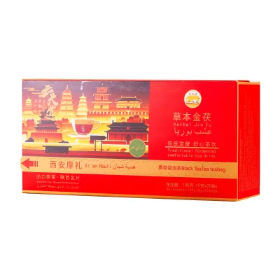 Organic Dark Tea for Lowering the Three Highs Herbal Health Gift with Gift Packaging