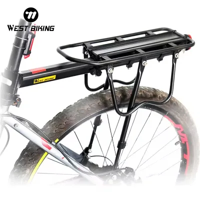WEST BIKING Bike Racks Rear Luggage Bicycle Accessories Equipment Bike Rack Stand Footstock Brake Mountain Bicycle Rack