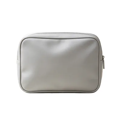 Light Weight Accessory Storage Bag PU Leather Faux Suede