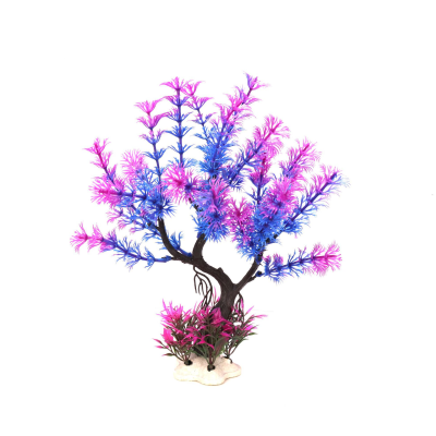 Levana Eco-friendly Plastic Aquarium Tree Shape Simulated Water Grass Decoration for Fish Tank Landscaping