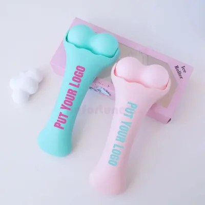 Custom Reusable Firming Facial Ice Roller Therapy Tool Freeze Ice Roller for Body Eyes Lips Massage for Skin and Neck