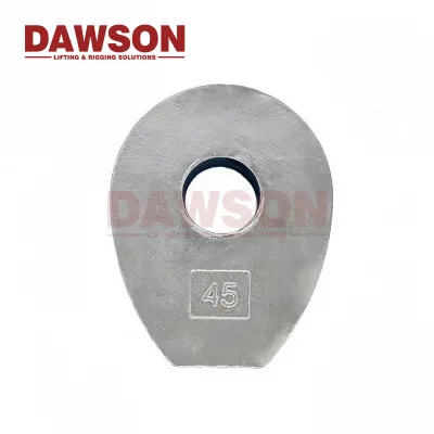 JIS Type Solid Dead Eye Thimble JIS B 2802 Heavy Duty Cast Steel Thimble