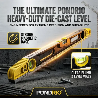Industrial Heavy Duty Die Cast Magnetic Spirit Level Solid Aluminum Precision Bubble Level Tool
