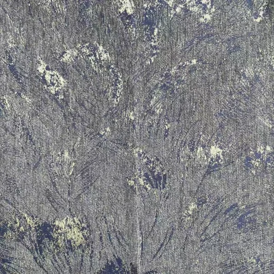Luxe Metallic Jacquard Curtain Fabric 100% Polyester 280gsm Abstract Floral Pattern for Home Decor & Bedding