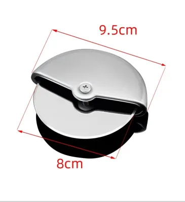 304 Stainless Steel Pizza Cutter Wheel Sharp Pizza Slicer Protective Blade Cover Durable Pizza Cutter