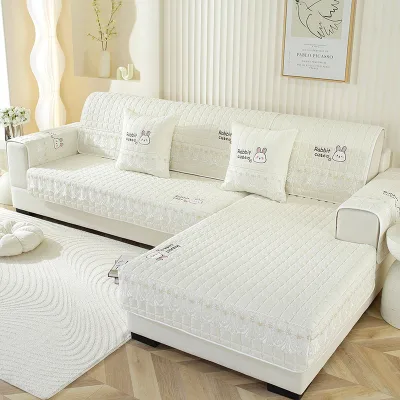 European Small Rabbit Sofa Cushion Universal for All Seasons Living Room Sofa Cushion Home Decoration Non-Slip Sofa Cushion