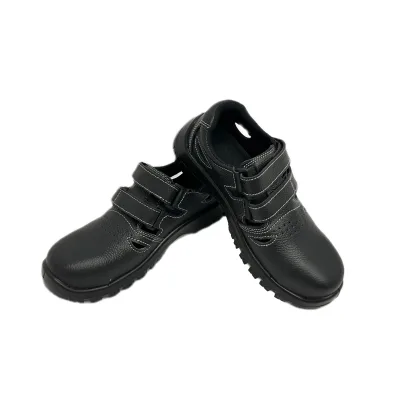 Breathable Open and Sandals Safety Shoes for Summer Steel Toe Safety Shoes for PU ESD Work Shoes Protective Sandal
