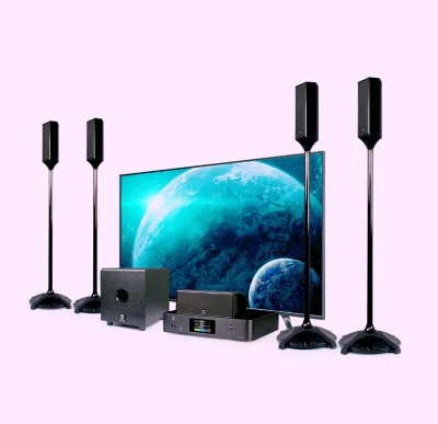 Tonewinner 5.1.4 for Home Theatre System Class D Audio Amplifier 8 Inch Subwoofer Speaker DSP Aluminium Alloy 524W