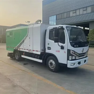 Your Sweeper Parks in the Rain. This One Doesn't. -Euro 6 Smart Wet-Dry Vacuum: Cleans Dust and Sludge, No Water Tank Needed