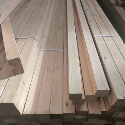 High Quality Wooden Beams of Pinus Sylvestris Var. Mongolica for Building Outdoor Structural Beams Laminated Timber