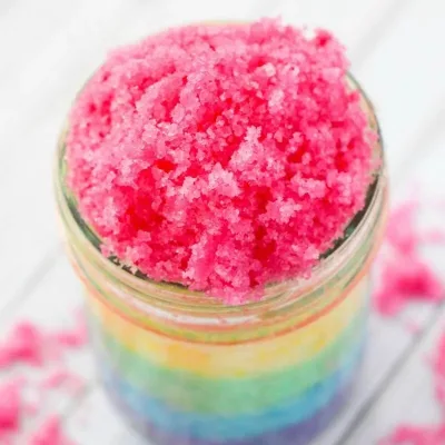Private Label Natural Body Polish Skin Care Whipped Rainbow Blueberry Shea Butter Whitening Body Scrub