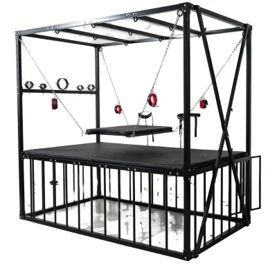 X-Frame BDSM Furniture Large Adult Punishment Restraint Tool Multiple Play Training Slave Bondage Love Sex Bed Swing Metal