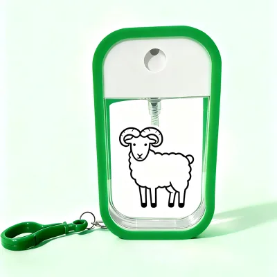 Customized Brand logo Private Label Travel Size Pocket Touch Hand Sanitser Spray Land