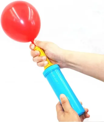 Manual Balloon Inflator Party Balloon Manual Balloon Pumps for Wedding and Birthday Parties, Assorted Colors