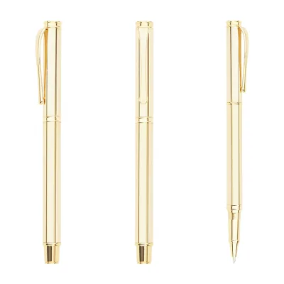 Premium Metal Roller Pen Durable Steel Stainless Body, Smooth Ink for Office & Business Use With Custom LOGO
