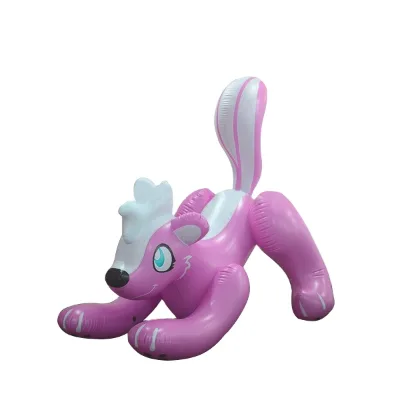 New Design PVC Inflatable Purple Cartoon