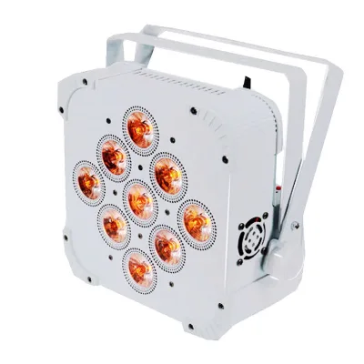 Rechargeable Led Uplighter 9x18w RGBAW UV Battery Dj Lighting Can 6IN1 Wireless Dmx512 Mini Lamp Battery Operated Led Cannon