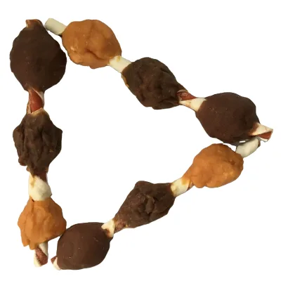 High Protein Triple Flavored Rawhide Kabobs Dog Treats Delicious Dog Chews