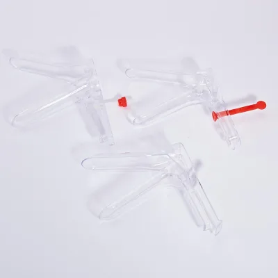 Medical French American Type Gynecological Plastic PS Vaginal Speculum With Middle Screw Type