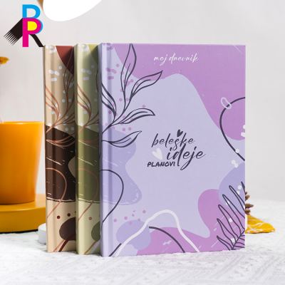Factory Custom Hardcover A5 Wellness Journal Notebook Planner Affirmation Journal