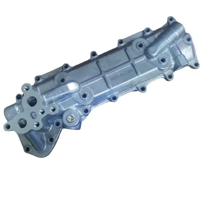 4D105 Excavator Diesel Engine Oil Cooler Cover 6134-61-2113 6134612113 for KOMATSU