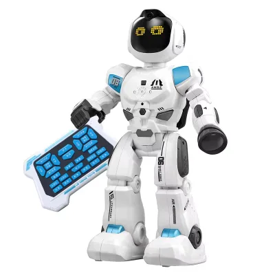 Gesture Control with RC Infrared Controller Intelligent Programmable Toys Music Robot with Musical and Colorful Lights