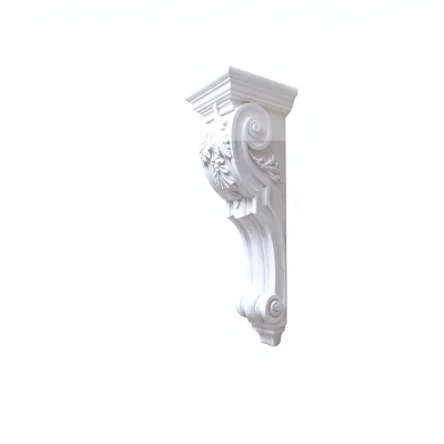 Classic European Style PU Corbels Beautiful Lightweight Safe Eco Building Materials for Modern Hotel Villa Space Layout Design