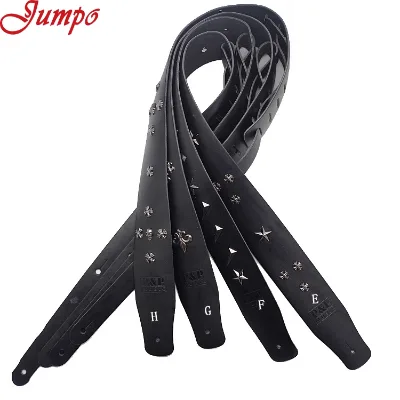 S998 Cool Electric Guitar Strap Acoustic Guitar Strap Genuine Leather