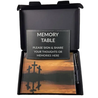 Wholesale Custom Birthday Graduation Memory Book Sign in Baby Record Book Funeral Guest Book