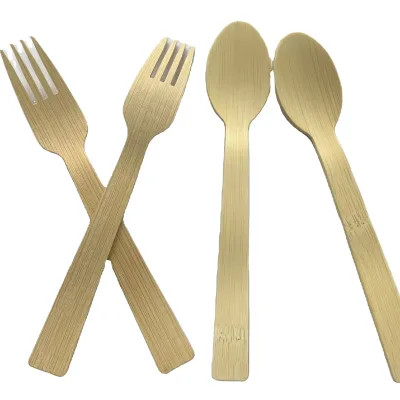 Disposable Bamboo Cutlery Eco-friendly Cutlery Set for Party and Outside