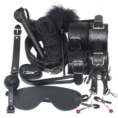 Piece Erotic Juguetes Sexuales Eroticos Adult Sex Toys for Couples Sex Leather Bondage Set BDSM Belts