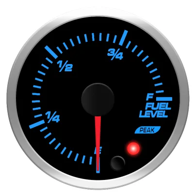 52mm BF 10 Color LED Fuel Level Gauge with Sensor