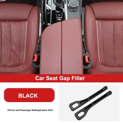 Universal Car Seat Gap Filler Sealing Strip PU Leather Waterproof Flexible Durable Anti-Drop Stopper Seatbelt Buckle Slot