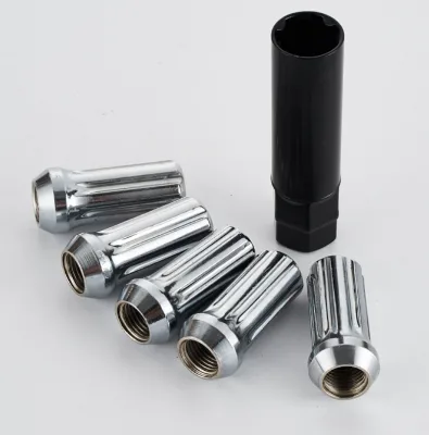 M14x1.5 Steel Wheel Nuts Modified Tire Bolt Nuts Chrome Bulge Acorn Bullet High Quality for Retrofit/Upgrade